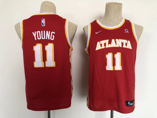 Kids Atlanta Hawks Young NO.11 Basketball Jersey