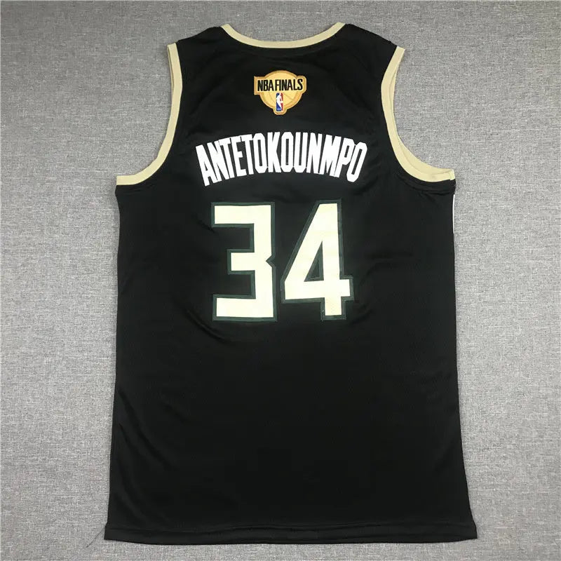 Milwaukee Bucks Giannis Antetokounmpo NO.34 Basketball Jersey