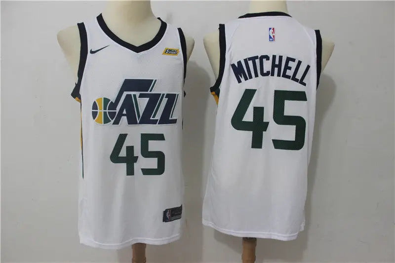 Utah Jazz Donovan Mitchell NO.45 Basketball Jersey