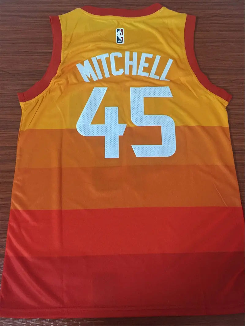 Utah Jazz Donovan Mitchell NO.45 Basketball Jersey