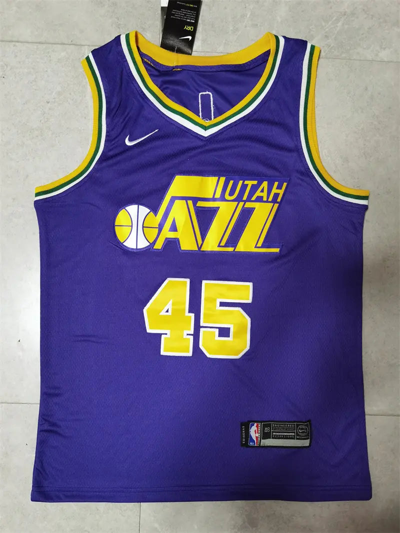 Utah Jazz Donovan Mitchell NO.45 Basketball Jersey