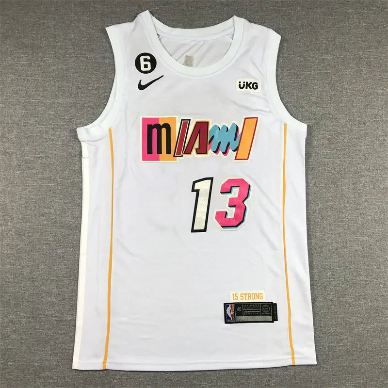 Miami Heat Adebayo NO.13 Basketball Jersey