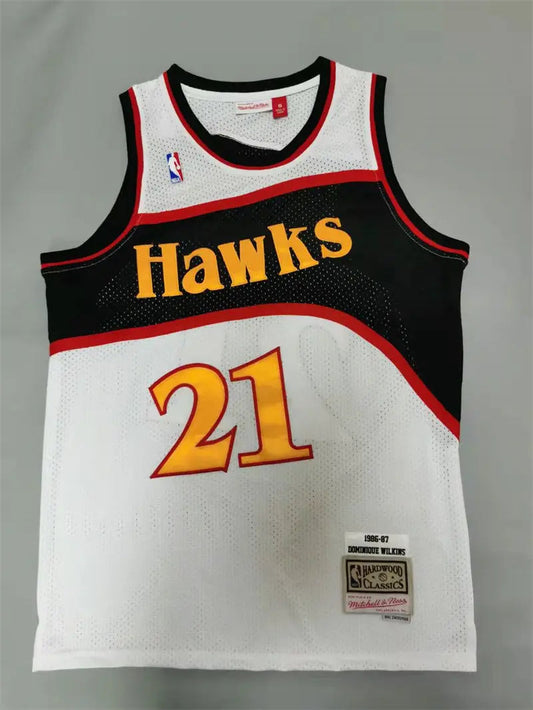 Atlanta Hawks Dominique Wilkins NO.21 Basketball Jersey