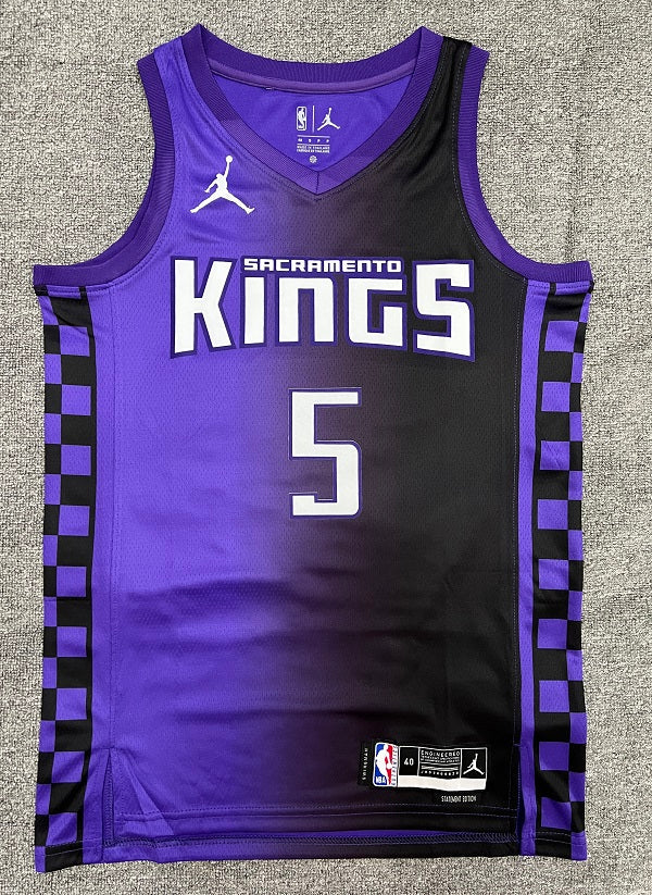 Season 2023-2024 Sacramento Kings De'Aaron Fox NO.5 Basketball Jersey