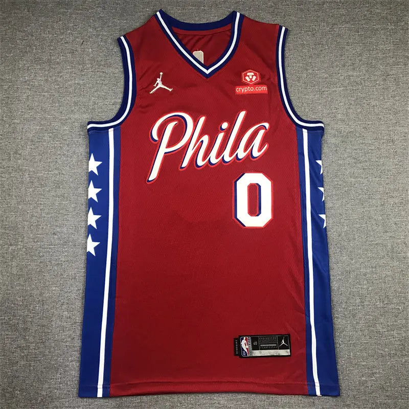 Philadelphia 76ers Maxey NO.0 basketball Jersey