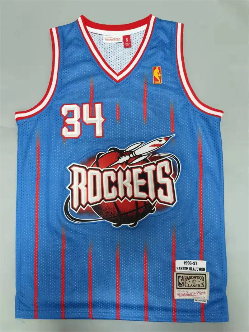 Houston Rockets Hakeem Olajuwon NO.34 Basketball Jersey