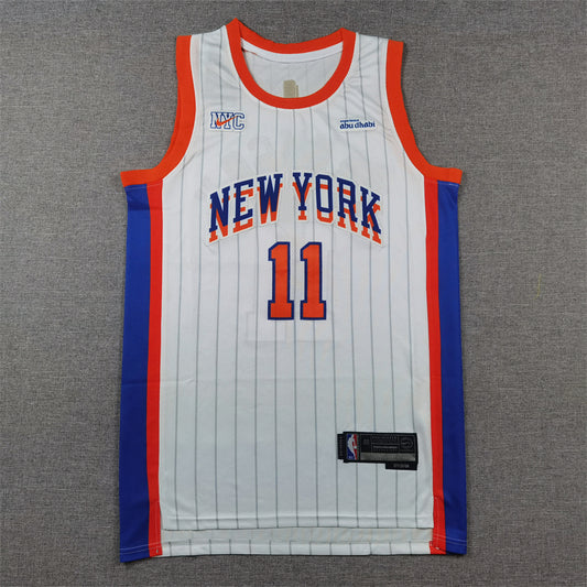 New Season New York Knicks Jalen Brunson NO.11 Basketball Jersey city version