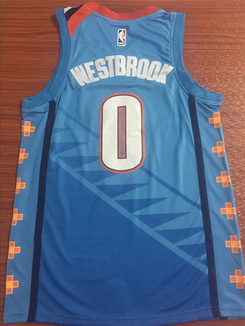 Oklahoma City Thunder Russell Westbrook NO.0 Basketball Jersey