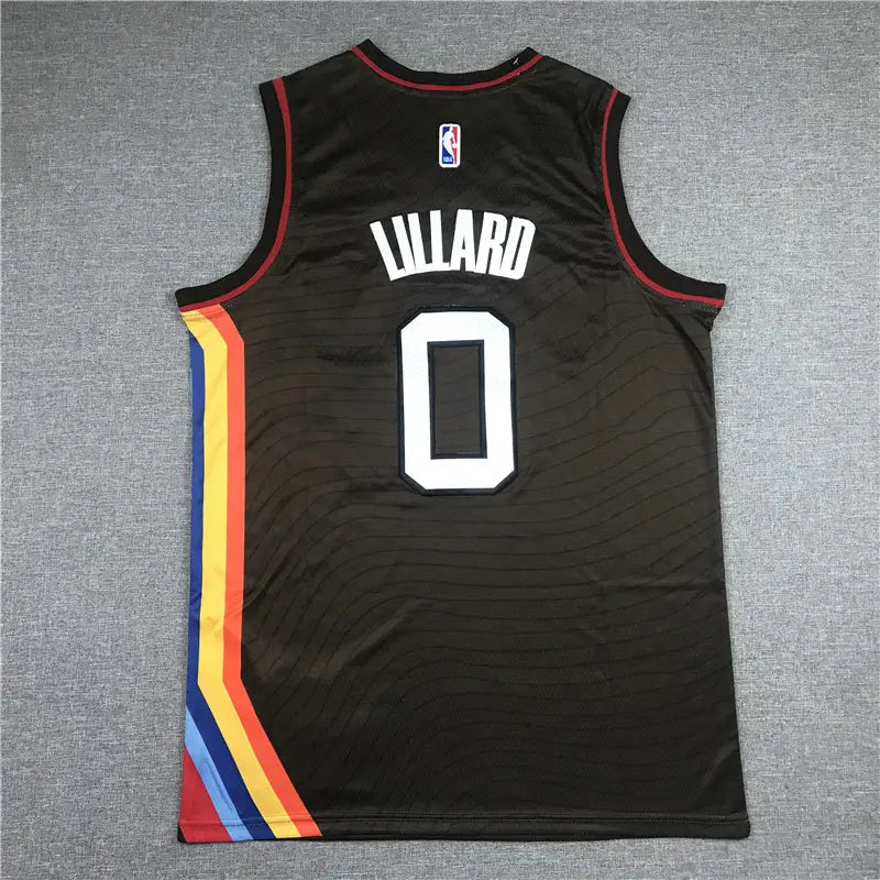 Portland Trail Blazers Damian Lillard NO.0 Basketball Jersey