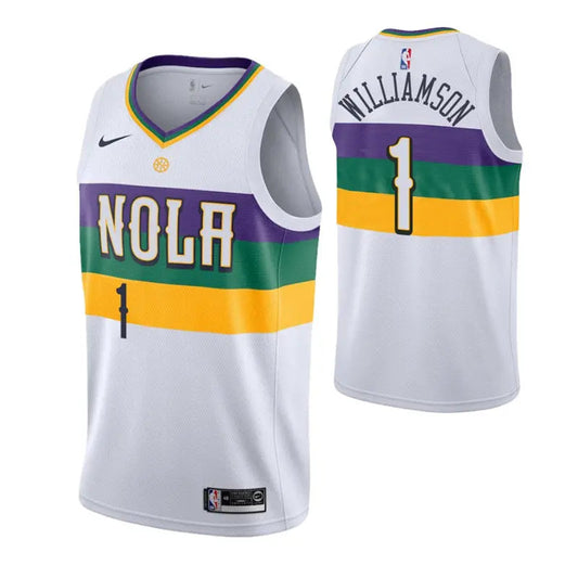 New Orleans Pelicans Zion Williamson NO.1 Basketball Jersey