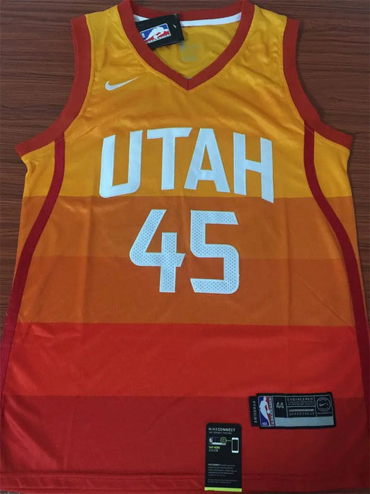 Utah Jazz Donovan Mitchell NO.45 Basketball Jersey