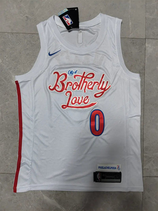 Philadelphia 76ers Maxey NO.0 basketball Jersey