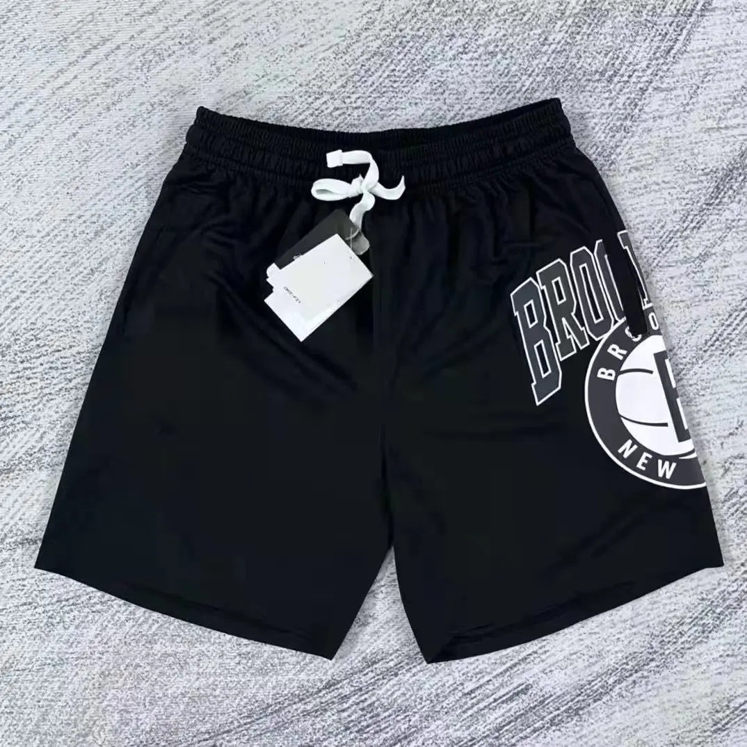 Brooklyn Nets black Basketball Shorts