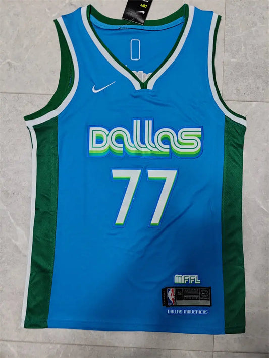 Dallas Mavericks Luka Don?i? NO.77 Basketball Jersey