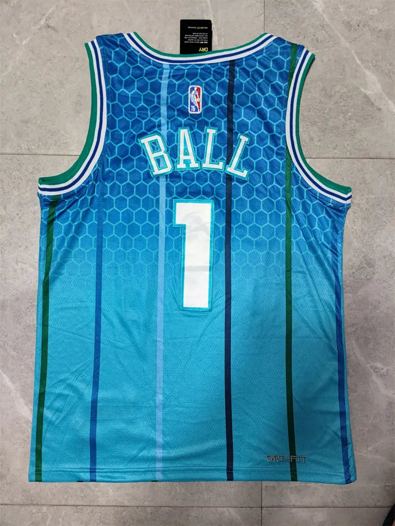 Charlotte Hornets LiAngelo Ball NO.1 Basketball Jersey