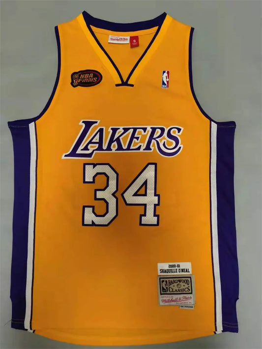 Los Angeles Lakers Shaquille O'Neal NO.34 Basketball Jersey