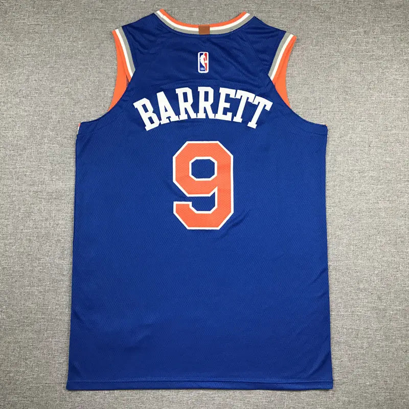 New York Knicks Barrett NO.9 Basketball Jersey