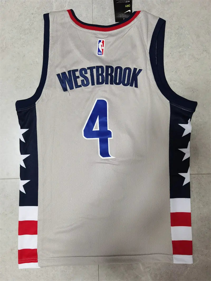 Washington Wizards Russell Westbrook NO.4 Basketball Jersey