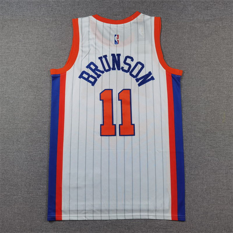 New Season New York Knicks Jalen Brunson NO.11 Basketball Jersey city version