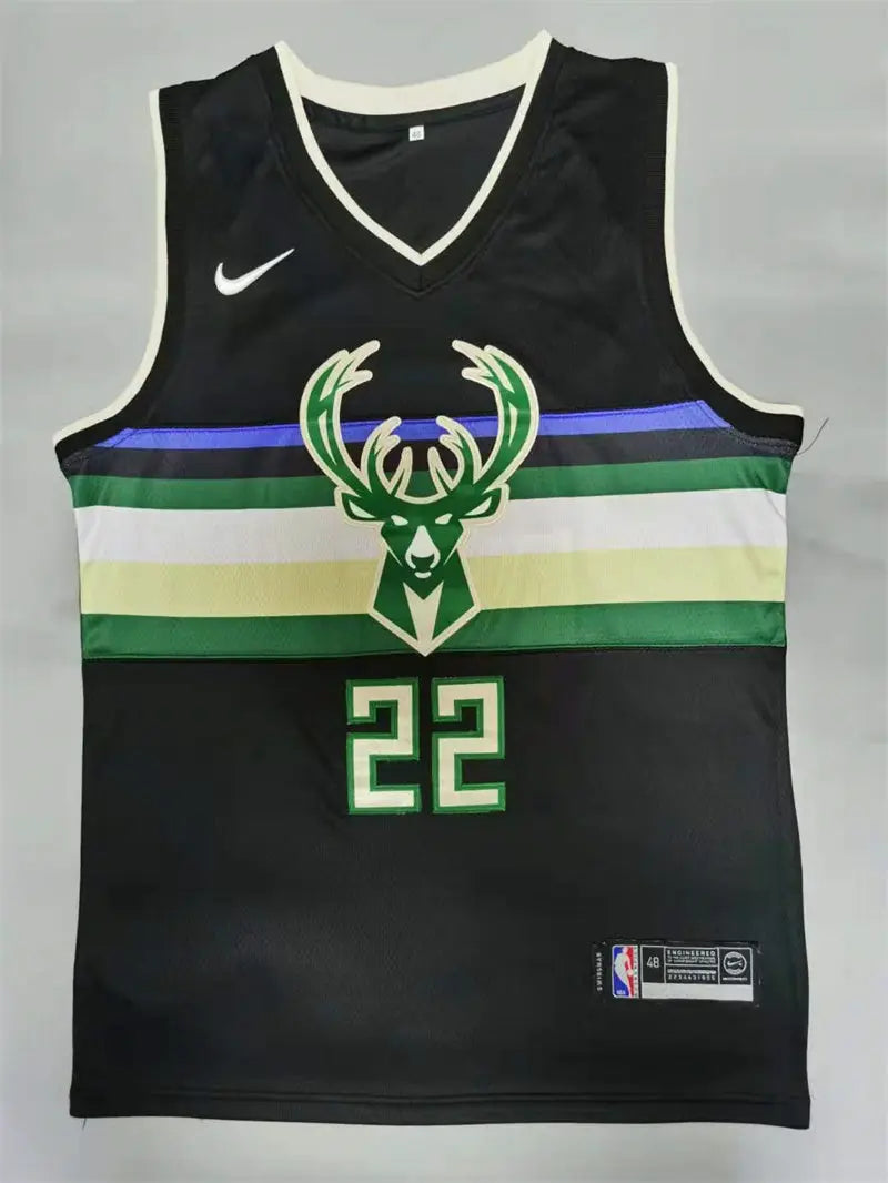 Milwaukee Bucks Khris Middleton NO.22 Basketball Jersey