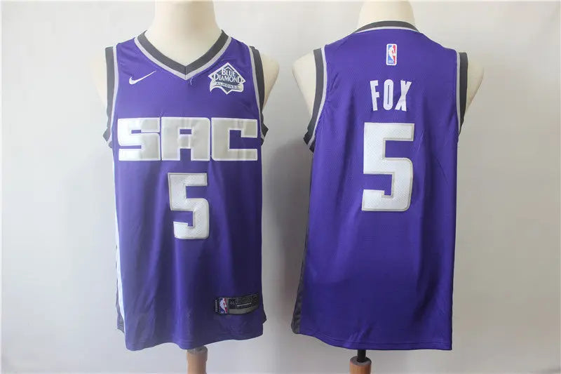 Sacramento Kings Fox NO.5 Basketball Jersey