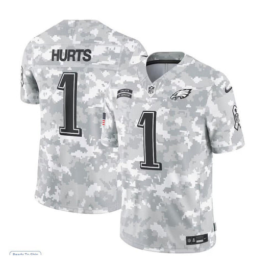 men/women/kids Philadelphia Eagles Jalen Hurts No.1 2024 Salute To Service Jersey