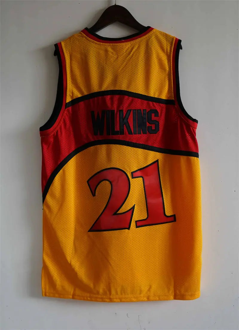 Atlanta Hawks Dominique Wilkins NO.21 Basketball Jersey