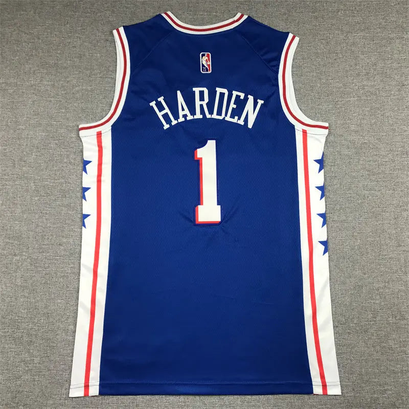 Philadelphia 76ers James Harden NO.1 basketball Jersey