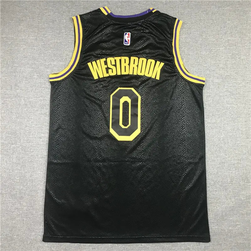 Los Angeles Lakers Russell Westbrook NO.0 Basketball Jersey