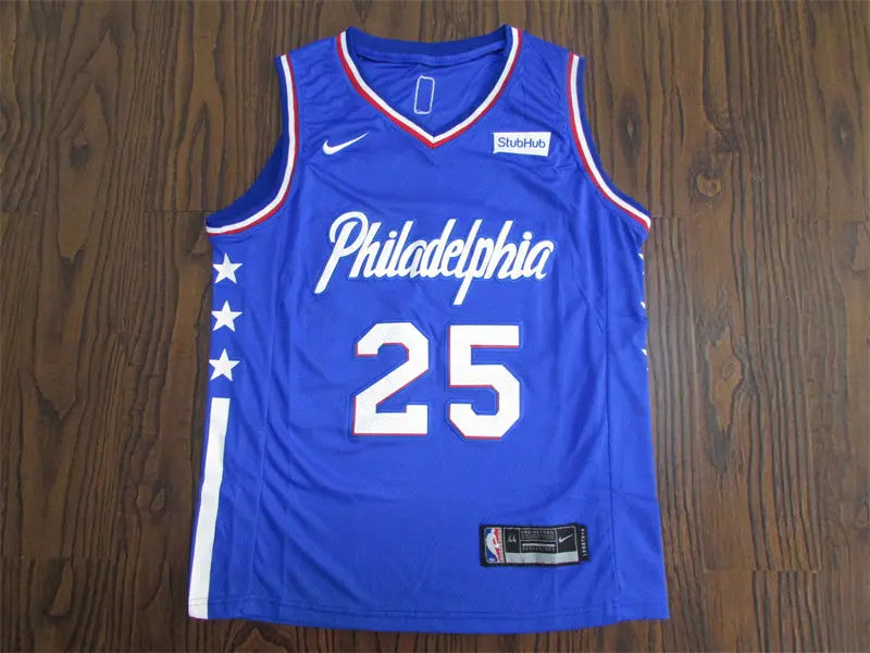 Philadelphia 76ers Simmons NO.25 basketball Jersey