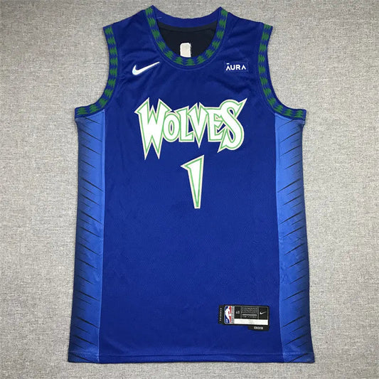 Minnesota Timberwolves Anthony Edwards NO.1 Basketball Jersey