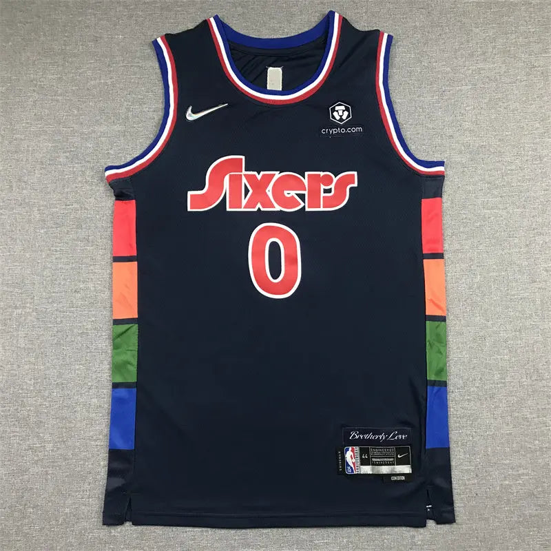 Philadelphia 76ers Maxey NO.0 basketball Jersey