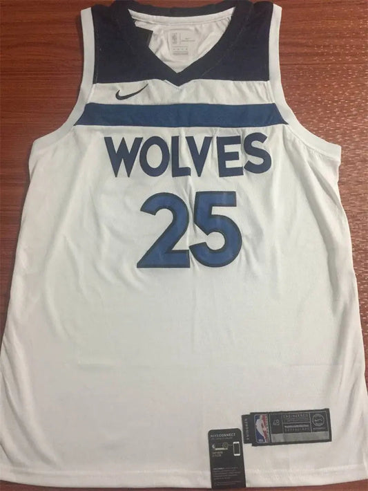 Minnesota Timberwolves Derrick Rose NO.25 Basketball Jersey