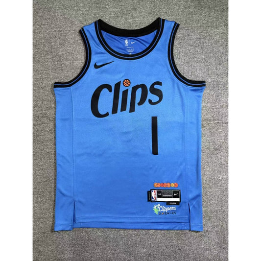 New Arrival Los Angeles Clippers James Harden NO.1 basketball Jersey