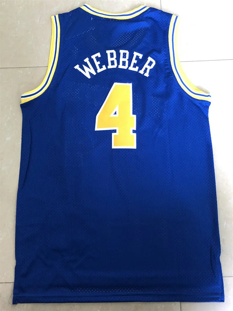 Golden State Warriors Webber NO.4 Basketball Jersey