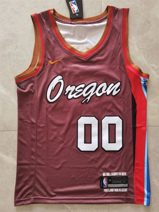 Portland Trail Blazers Carmelo Anthony NO.00 Basketball Jersey