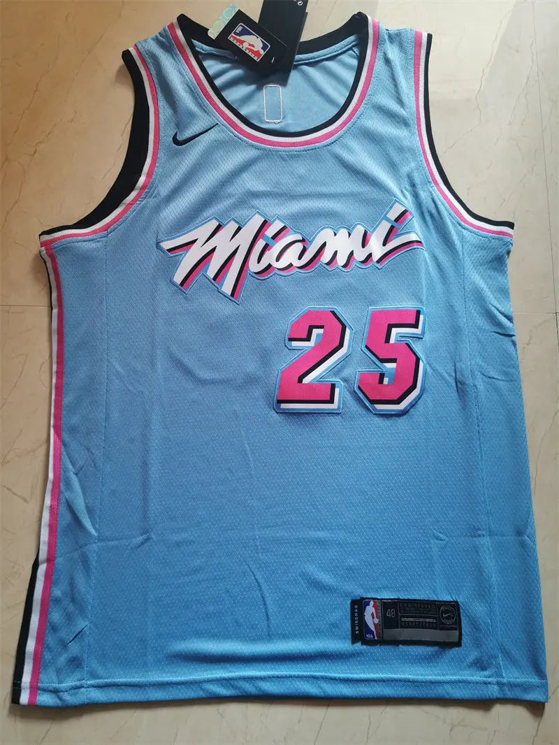 Miami Heat Nunn NO.25 Basketball Jersey