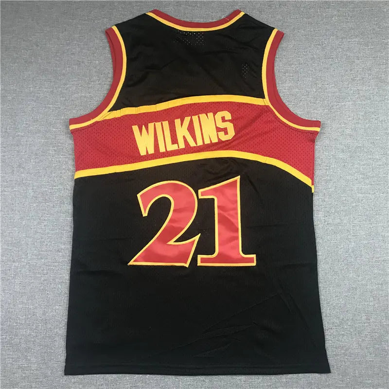 Atlanta Hawks Dominique Wilkins NO.21 Basketball Jersey