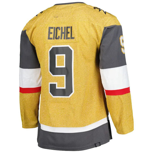 V.Golden Knights #9 Jack Eichel Primegreen Authentic Pro Alternate Player Jersey  Gold Stitched American Hockey Jerseys