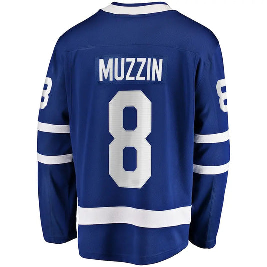 T.Maple Leafs #8 Jake Muzzin Fanatics Branded Replica Player Jersey  Blue Stitched American Hockey Jerseys