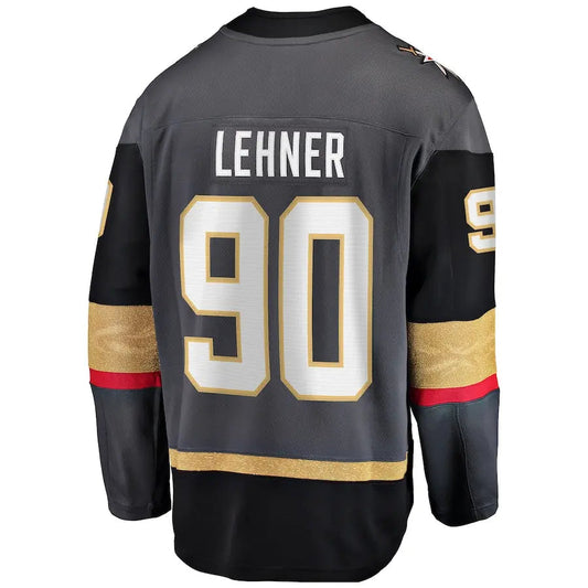 V.Golden Knights #90 Robin Lehner Fanatics Branded Breakaway Alternate Player Jersey Gray Hockey Jerseys