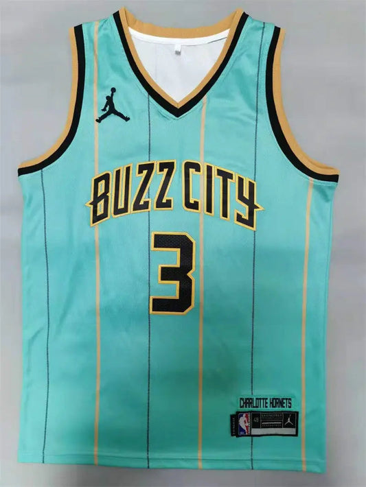 Charlotte Hornets Terry Rozier W NO.3 Basketball Jersey