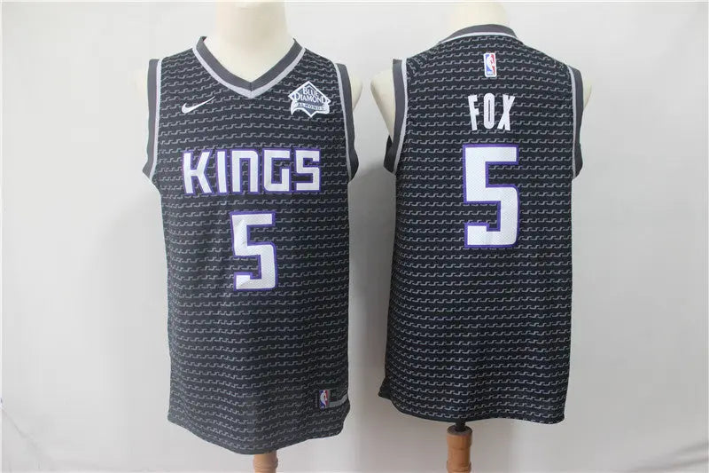 Sacramento Kings Fox NO.5 Basketball Jersey