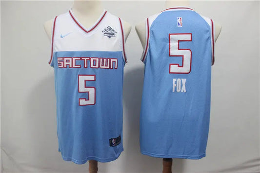 Sacramento Kings Fox NO.5 Basketball Jersey