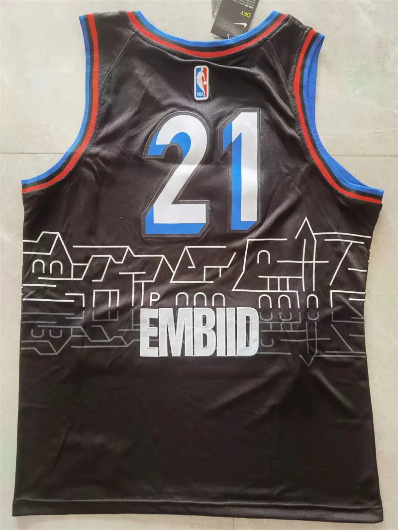 Philadelphia 76ers Joel Embiid NO.21 basketball Jersey