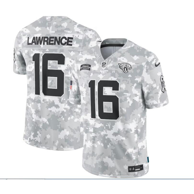 men/women/kids Jacksonville Jaguars Trevor Lawrence No.16 2024 Salute To Service Jersey