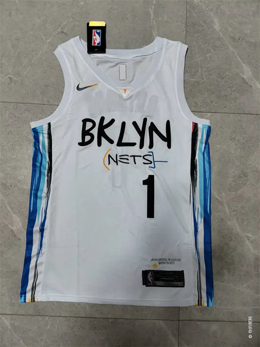 Brooklyn Nets Mikal Bridges NO.1 Basketball Jersey