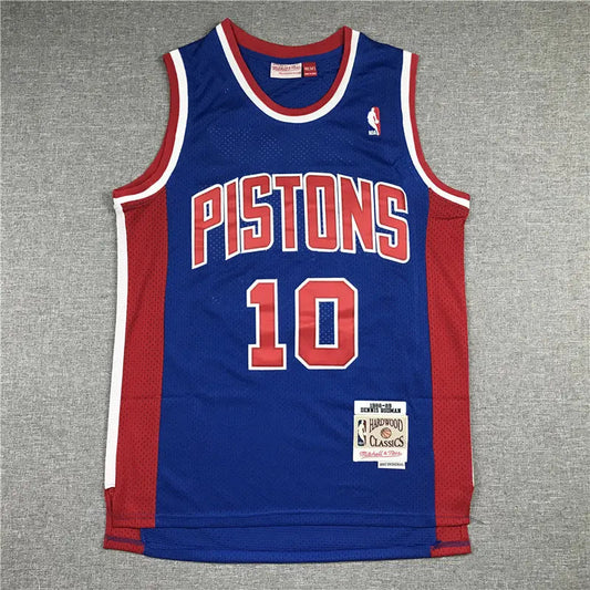 Detroit Pistons Dennis Rodman NO.10 Basketball Jersey