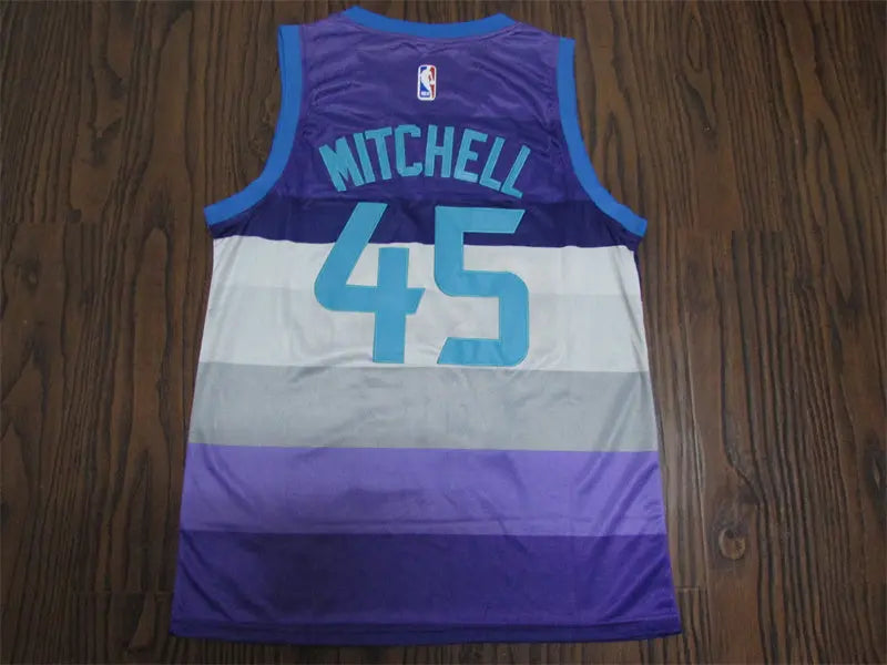 Utah Jazz Donovan Mitchell NO.45 Basketball Jersey