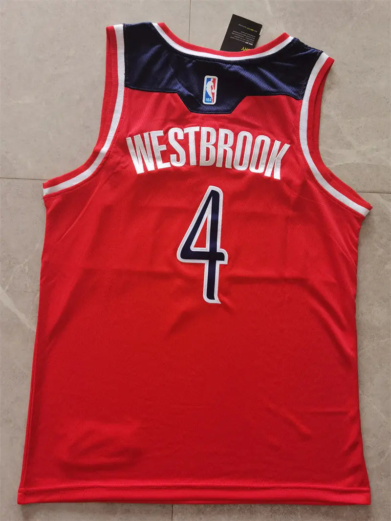 Washington Wizards Russell Westbrook NO.4 Basketball Jersey